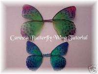 Caressa OOAK Fairy doll butterfly wing making TUTORIAL  