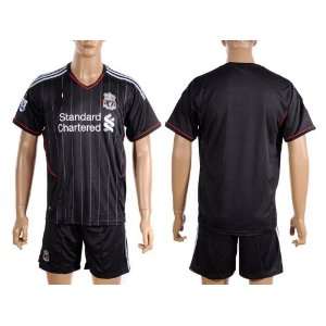 thai quality liverpool 11/12 black away home soccer jersey football 