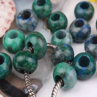 Type Lapis Lazuli Chrysocolla Gemstone Beads For European Style 