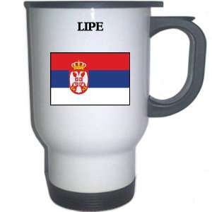  Serbia   LIPE White Stainless Steel Mug 