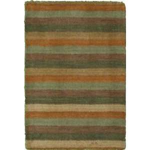  20 x 30 Green Hand Tufted Wool Gabbeh Rug Furniture 