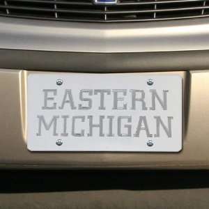  NCAA Eastern Michigan Eagles Satin Mirrored Team Logo 