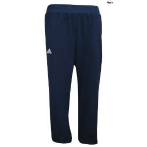    Adidas   Mens Microfiber Warm Up Pants Navy Lrg