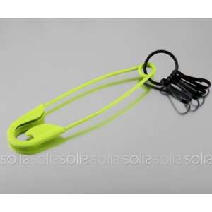     Neon Safety Clip Key Chain in Lime Green SC LGN Electronics