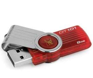 KINGSTON DATATRAVELER DT101 G2 8GB USB 2.0 FLASH DRIVE  