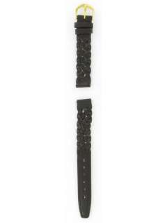 KREISLER 12mm Dark Brown Braided Leather Watch Band  