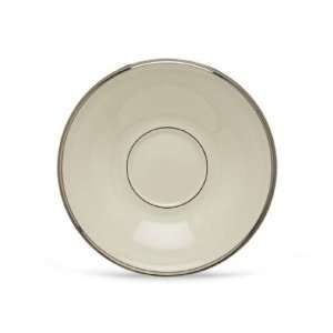  Lenox Solitaire Platinum Banded Ivory China Saucer 