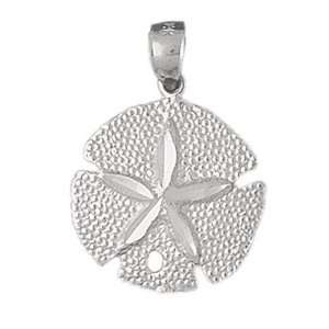   Sterling Silver Pendant Sand Dollar CleverSilver Jewelry