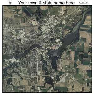  Aerial Photography Map of Kaukauna, Wisconsin 2010 WI 