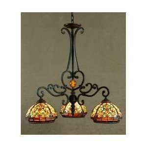 Legacy Lighting 1116CH 3D9T Baroque Tiffany Style Chandelier 3 Lite 