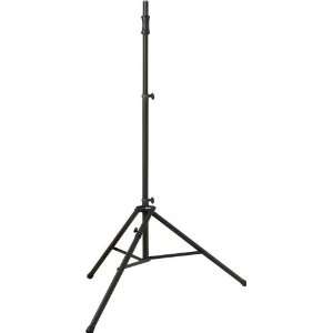   Air Lift Speaker Stand with Leveling Leg Black Musical Instruments