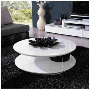 MODERN 5019 black and white CONTEMPORARY coffee table  
