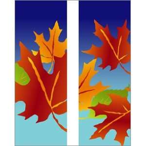   Seasonal Banner Fall Leaves Double Sided Design Patio, Lawn & Garden