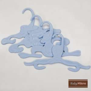 Baby Clothes Hangers   Blue   4 Pk by Baby Milano.