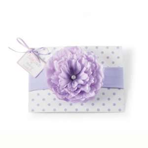  Purple Oversized Flower Headband Baby