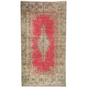  115 x 217 Handmade Knotted Persian Kerman New Area Rug 