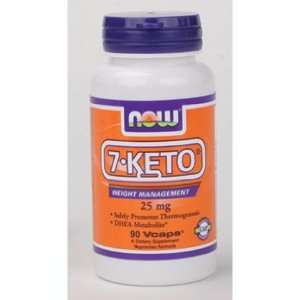  NOW Foods   7 KETO 25 mg 90 vcaps