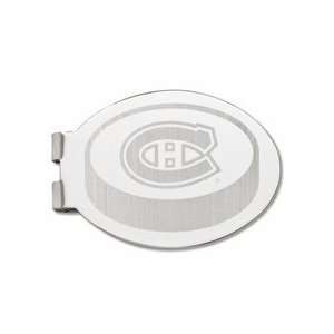   Canadiens Silver Plated Laser Engraved Money Clip