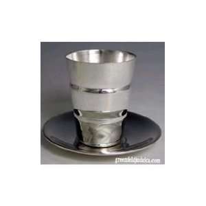  Simple Silver Plated Kiddush Cup and Coaster Everything 
