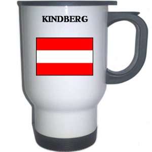 Austria   KINDBERG White Stainless Steel Mug