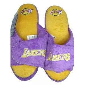  Los Angeles Lakers 2011 Open Toe Hard Sole Slippers 