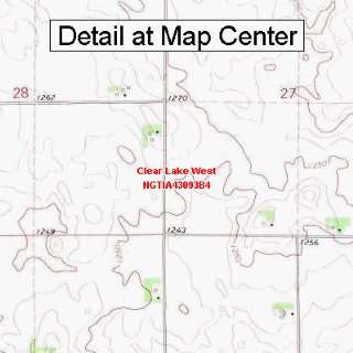   Map   Clear Lake West, Iowa (Folded/Waterproof)