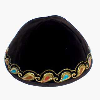  Kippah Velvet   Handpainted 62