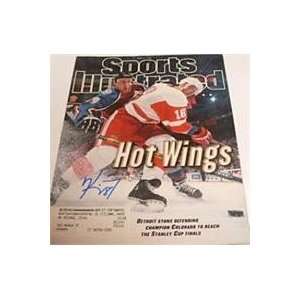 Kirt Maltby autographed Sports Illustrated Magazine (Detroit Red Wings 