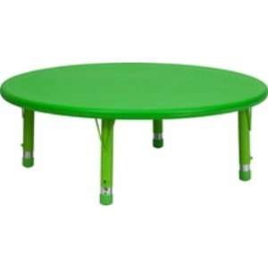  Adjustable Round Plastic School Kids Play Table
