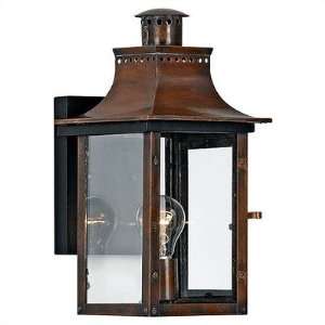  Chalmers Outdoor Wall Lantern in Aged Copper Size 24.5 