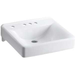 Kohler K 2054 NL 0 White Soho Soho 20 Wall Mounted Bathroom Sink Pre 