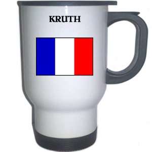  France   KRUTH White Stainless Steel Mug Everything 