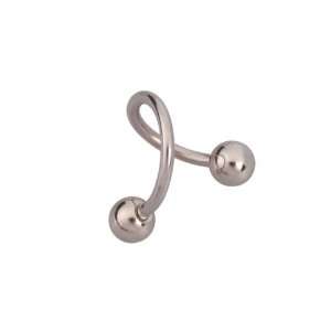  S Shape Stainless Steel Eyebrow Ring Body Jewelry