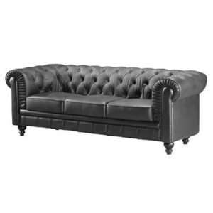  Chestfield Aristocrat Sofa in Black