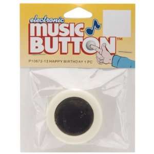    Electronic Music Button Happy Birthday Arts, Crafts & Sewing