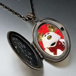  Reindeer Stuffed Animal Pendant Necklace Pugster Jewelry