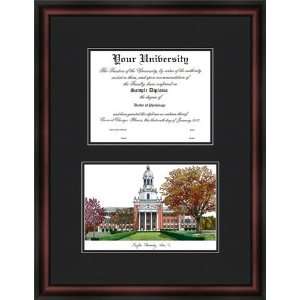 Baylor University Bears Diploma Frame & Lithograph Print  