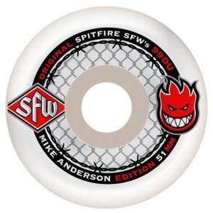  Spitfire Anderson SFW Skateboard Wheels 2012 Sports 