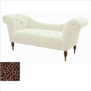   6006 (Velvet Leopard) Settee in Velvet Leopard Furniture & Decor