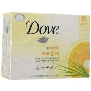  Dove Beauty Bar, Energize, 8 ct (Quantity of 4) Health 
