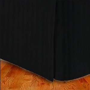  Queen Size Tailored Bed Skirt Pleated 14 Drop   Stripe 