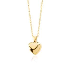  Heart Necklace In 14 Karat Yellow Gold Jewelry