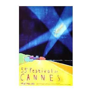  CANNES FILM FESTIVAL POSTER 2002 (FRENCH ROLLED   MEDIUM) Movie 