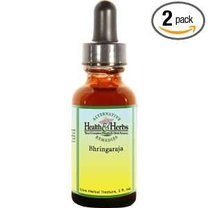   Health & Herbs Remedies Bhringaraja, 1 Ounce Bottle (Pack of 2