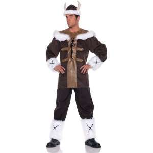   Carnival Corp. Viking Warrior Adult Costume / Brown   Size Standard