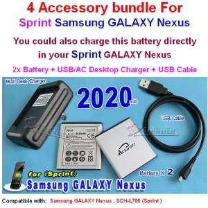   Sprint Samsung GALAXY Nexus SCH L700 L 700 Cell Phone USA Electronics