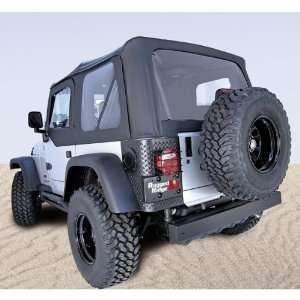   13727.35 Black Soft Top with Doors for 03 06 Wrangler TJ Automotive