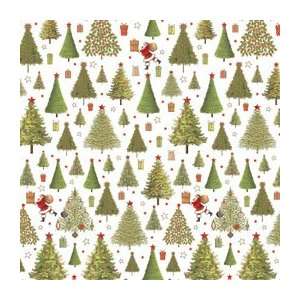  Gift Wrap Festive Holiday Tree 10 x 30