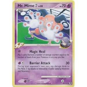  Pokemon Platinum Rising Rivals #28 Mr. Mime 4 Rare Card 