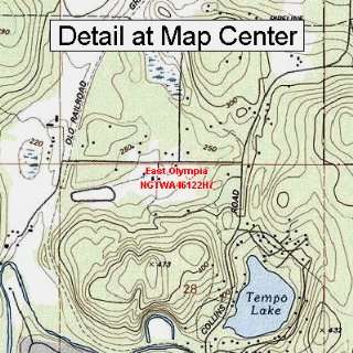   Map   East Olympia, Washington (Folded/Waterproof)